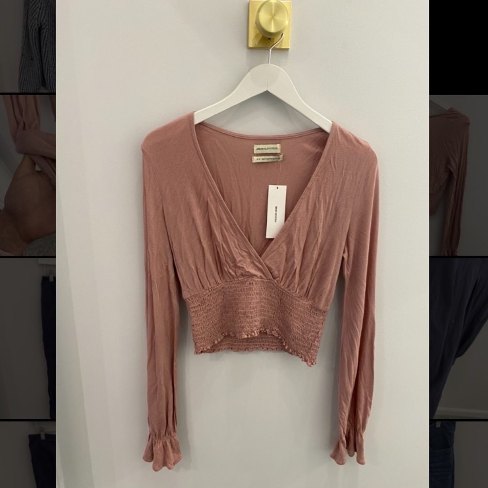 Urban Outfitters long sleeved pink top